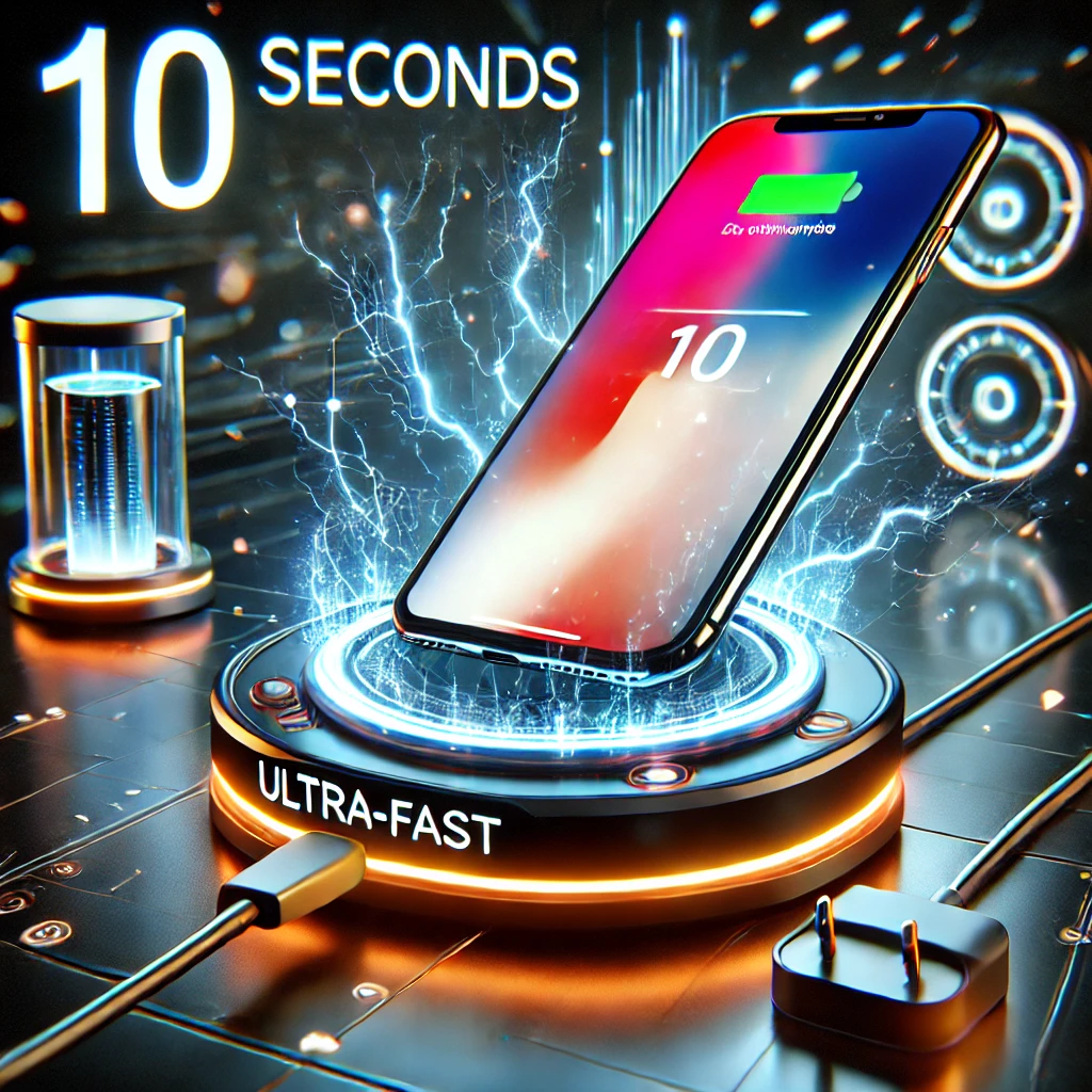 মাত্র ১০ সেকেন্ডে ফুল চার্জ করে নিন আপনার মোবাইল