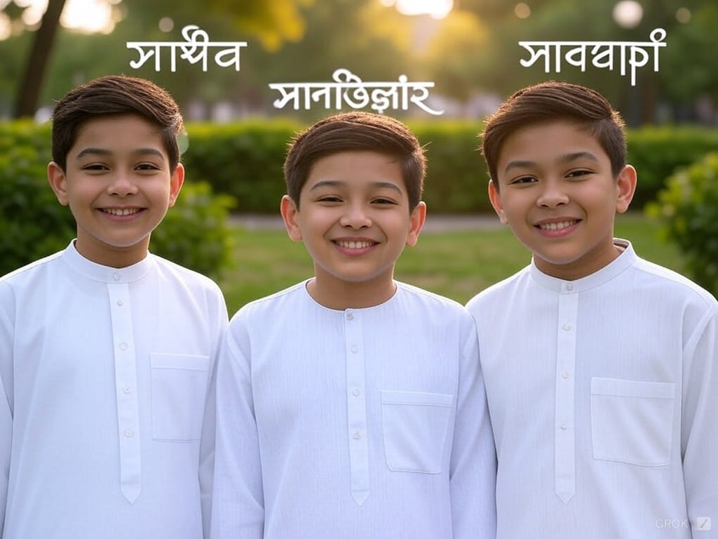 স দিয়ে মুসলিম ছেলেদের আধুনিক নাম