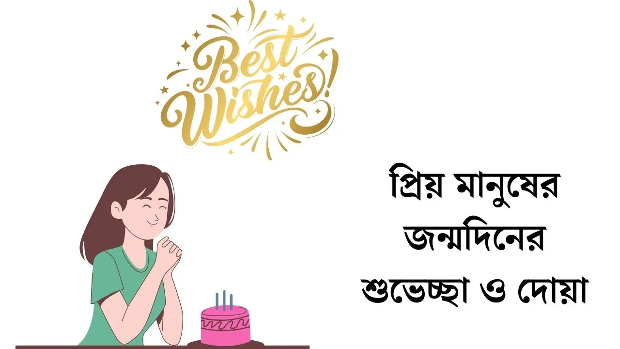 প্রিয় মানুষের জন্মদিনের শুভেচ্ছা ও দোয়া