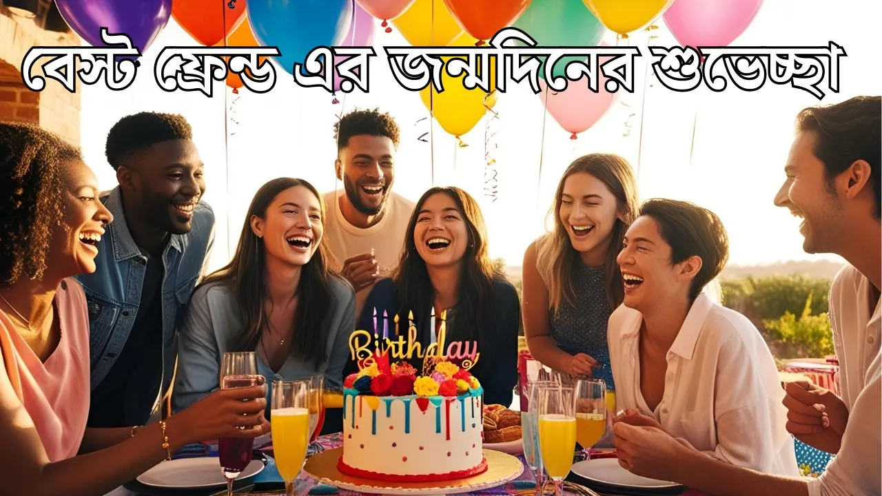 বেস্ট ফ্রেন্ড এর জন্মদিনের শুভেচ্ছা
