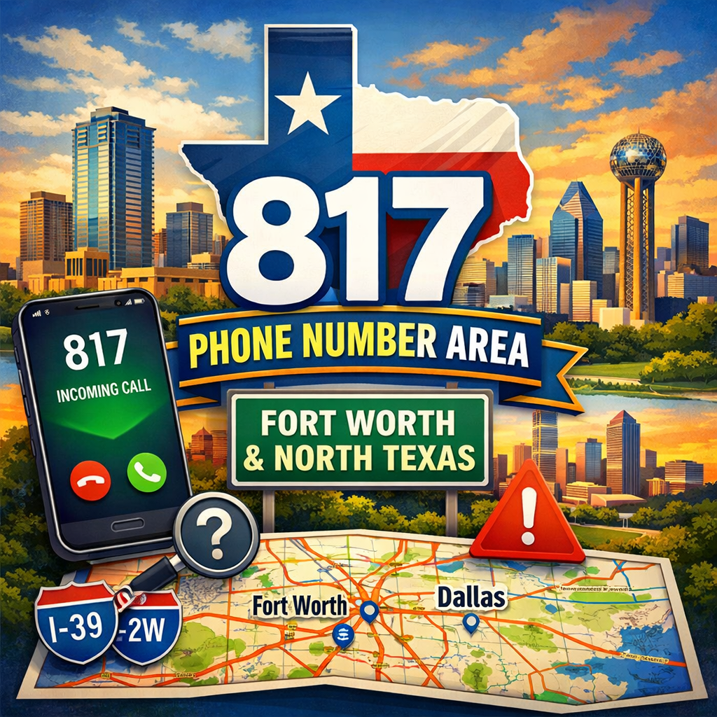 817 phone number area