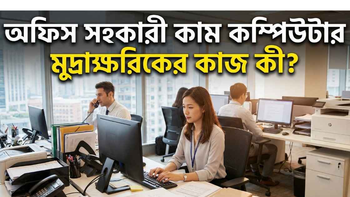 অফিস সহকারী কাম কম্পিউটার মুদ্রাক্ষরিকের কাজ কী