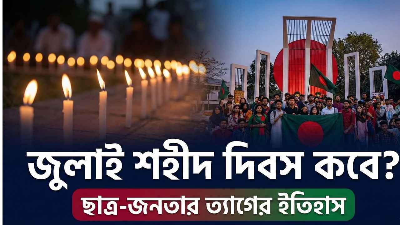 জুলাই শহীদ দিবস কবে? ছাত্র-জনতার ত্যাগের ইতিহাস