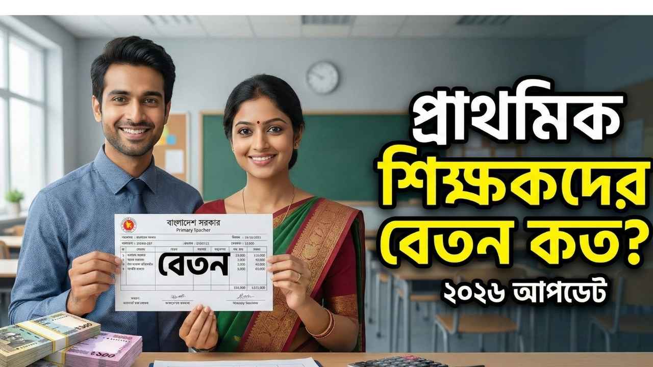 প্রাথমিক শিক্ষকদের বেতন কত