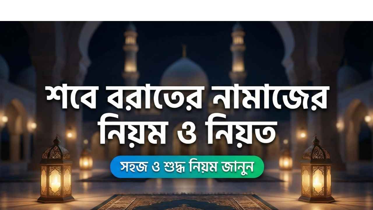 শবে বরাতের নামাজের নিয়ম ও নিয়ত