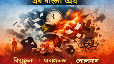 Chaos Meaning in Bengali
