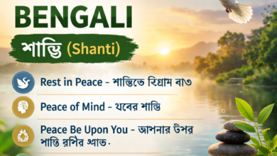 Peace Meaning in Bengali